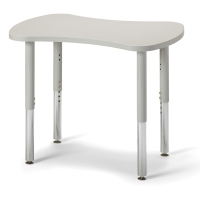 Jonti-Craft Berries 35" W x 24" D Height Adjustable Classroom Activity Table (Shown in Grey/Grey)