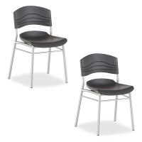 Iceberg CafeWorks Cafe Breakroom Chair, 2-Pack