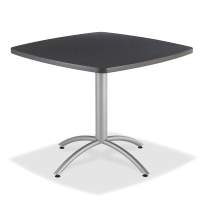 Iceberg CafeWorks 36" Square Cafe Table (Shown in Graphite)