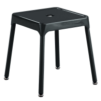 Safco 15" H Steel Classroom Stool (Shown in Black)