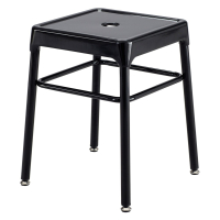 Safco 18" H Steel Classroom Stool (Shown in Black)