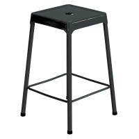 Safco 25" H Steel Classroom Stool (Shown in Black)