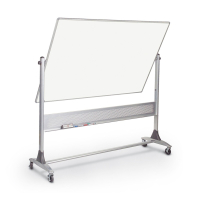 Best-Rite 669RG-DD Porcelain 6 ft. x 4 ft. Aluminum Trim Reversible Board - Accessories are not included.