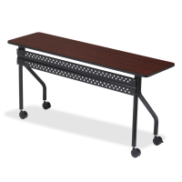 Iceberg OfficeWorks 60" W x 18" Mobile Training Table (Shown in Mahogany)