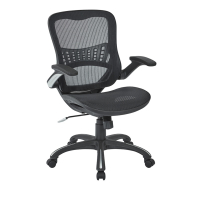 Office Star Work Smart Synchro-Tilt Mesh Mid-Back Managers Chair