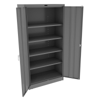 Tennsco 36" W x 18" D x 72" H Assembled Deluxe Storage Cabinet