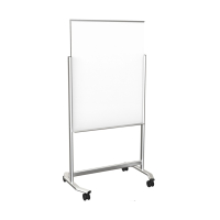 Best-Rite 74950 Visionary Move 3 ft. x 4 ft. Magnetic Mobile Glass Whiteboard