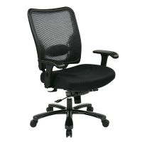 Office Star Space Seating Big & Tall 400 lb. Double AirGrid Mesh Mid-Back Office Chair