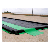 Ultratech Spill Containment Berm Track Belts 30" x 66', Reinforced PVC, Set of 2