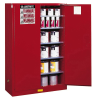 Justrite Sure-Grip EX Combustibles Storage Cabinets (Shown in 60 Gal. Red)