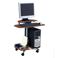 Mayline Eastwinds 948 28.5" W Laminate Mobile Computer Workstation (Shown in Medium Cherry)