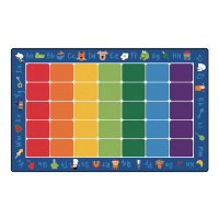 Carpets for Kids Fun with Phonics Seating Classroom Rug