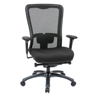 Office Star Pro-Line II ProGrid Mesh-Back FreeFlex Fabric High-Back Executive Office Chair
