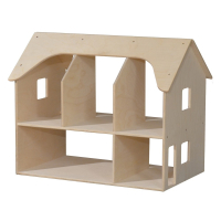 Wood Designs Double Sided Doll House Dramatic Play Set