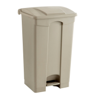 Safco 23 Gal. Plastic Step-On Trash Can, 23 Gallon