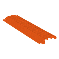 Checkers 2-Channel 1" Fastlane Drop Over Cable Protector (Shown in Orange)