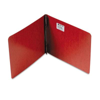 Acco 3" Capacity 8-1/2" x 11" Prong Clip Reinforced Hinge Report Cover, Red
