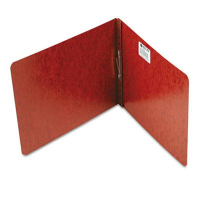 Acco 2" Capacity 8-1/2" x 11" Prong Clip Reinforced Hinge Pressboard Report Cover, Red 