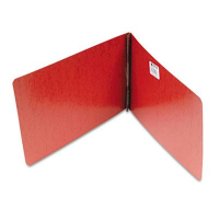 Acco 2" Capacity 8-1/2" x 14" Prong Clip Reinforced Hinge Report Cover, Red