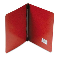Acco 3" Capacity 8-1/2" x 11" Prong Clip Report Cover Reinforced Hinge, Red