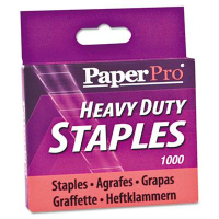 PaperPro 100-Sheet Capacity Heavy-Duty Staples, 1/2" Leg, 1000/Box