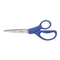 Westcott Preferred Line Stainless Steel Office Scissors, 8" Length, Blue