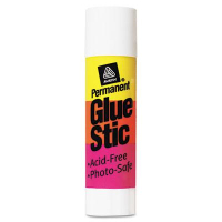 Avery .26 oz Permanent Glue Stick, Clear Application