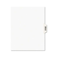 Avery Preprinted 25-Tab "Table of Contents" Letter Dividers, White, 1 Set
