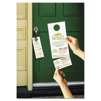 Avery 4-1/4" X 11", 80-Pack, Door Hangers with Tear-Away Cards