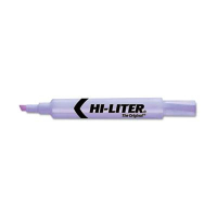 Hi-Liter Chisel Tip Desk Highlighter, Fluorescent Purple, 12-Pack