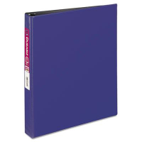 Avery 1" Capacity 8-1/2" x 11" Slant Ring Durable Non-View Binder, Blue