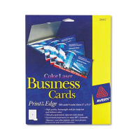 Avery 3-1/2" x 2", 160-Cards, White Color Laser Card Stock