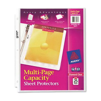Avery 8-1/2" x 11" Multi-Page Top-Load Heavy Gauge Sheet Protectors, 25/Pack
