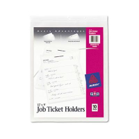Avery 9" x 12" Job Ticket Holders, 10/Pack