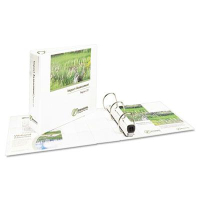 Avery 3" Capacity 8-1/2" x 11" EZD Ring One Touch View Binder, White