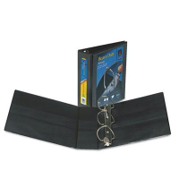 Avery 3" Capacity 8-1/2" x 11" EZD Ring One Touch View Binder, Black