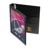 Avery 1" Capacity 8-1/2" x 11" EZD Ring One Touch View Binder, Black