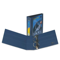 Avery 3" Capacity 8-1/2" x 11" EZD Ring One Touch View Binder, Navy Blue