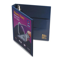 Avery 1" Capacity 8-1/2" x 11" EZD Ring One Touch View Binder, Navy Blue