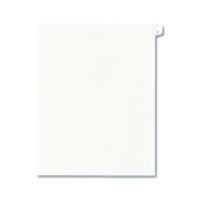 Avery Allstate Preprinted "1" Tab Letter Dividers, White, 25/Pack