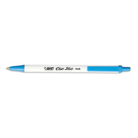 BIC Clic Stic 1 mm Medium Retractable Ballpoint Pens, Blue, 12-Pack