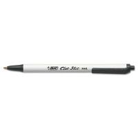 BIC Clic Stic 1 mm Medium Retractable Ballpoint Pens, Black, 24-Pack