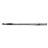 BIC Round Stic Grip 1.2 mm Medium Stick Ballpoint Pens, Assorted, 36-Pack