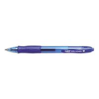 BIC Velocity 0.7 mm Medium Retractable Gel Roller Ball Pens, Blue, 12-Pack