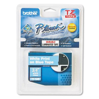 Brother P-Touch TZE545 TZe Series 3/4" x 26.2 ft. Standard Labeling Tape, White on Blue