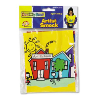 Creativity Street Vinyl Kraft Artist Smock, Fits Kids Ages 3-8, Bright Colors