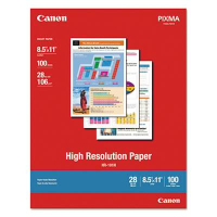 Canon 8-1/2" x 11", 28lb, 100-Sheets, Matte High Resolution Inkjet Paper