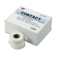 Garvey 7/16" x 13/16" One-Line Removable Pricemarker Labels, White, 19200/Box