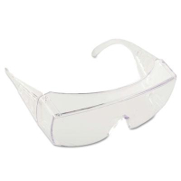 MCR Safety Crews Yukon Wraparound Safety Glasses, Clear Frame & Lens