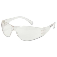MCR Safety Crews Checklite Safety Glasses, Clear Frame & Lens